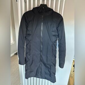 lululemon athletica Men's Long Black Puffer Jacket
